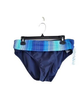 Into The Bleu Blue Bikini Bottom Size 12